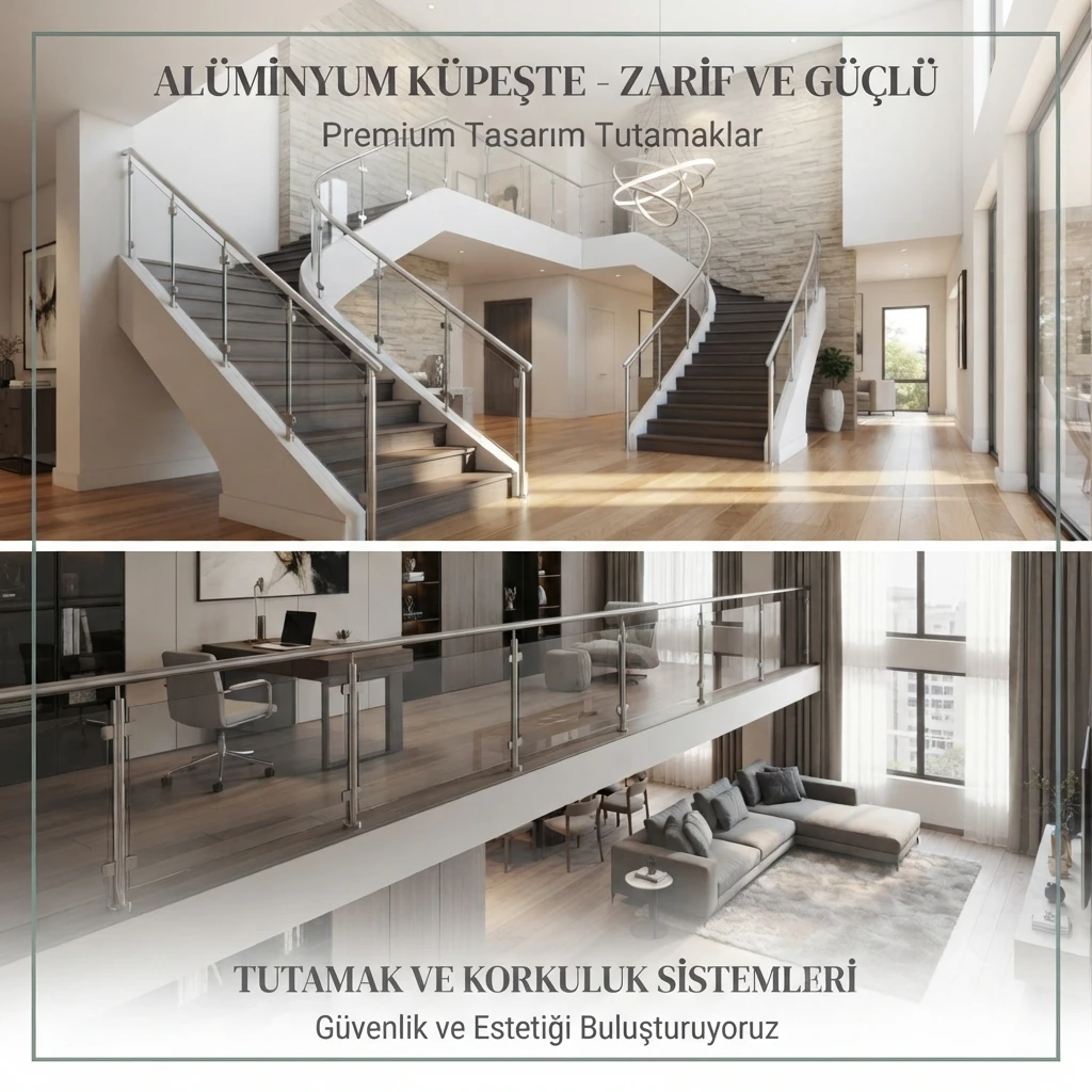 hizmet görseli: Alüminyum Küpeşte (TUTAMAKLAR)